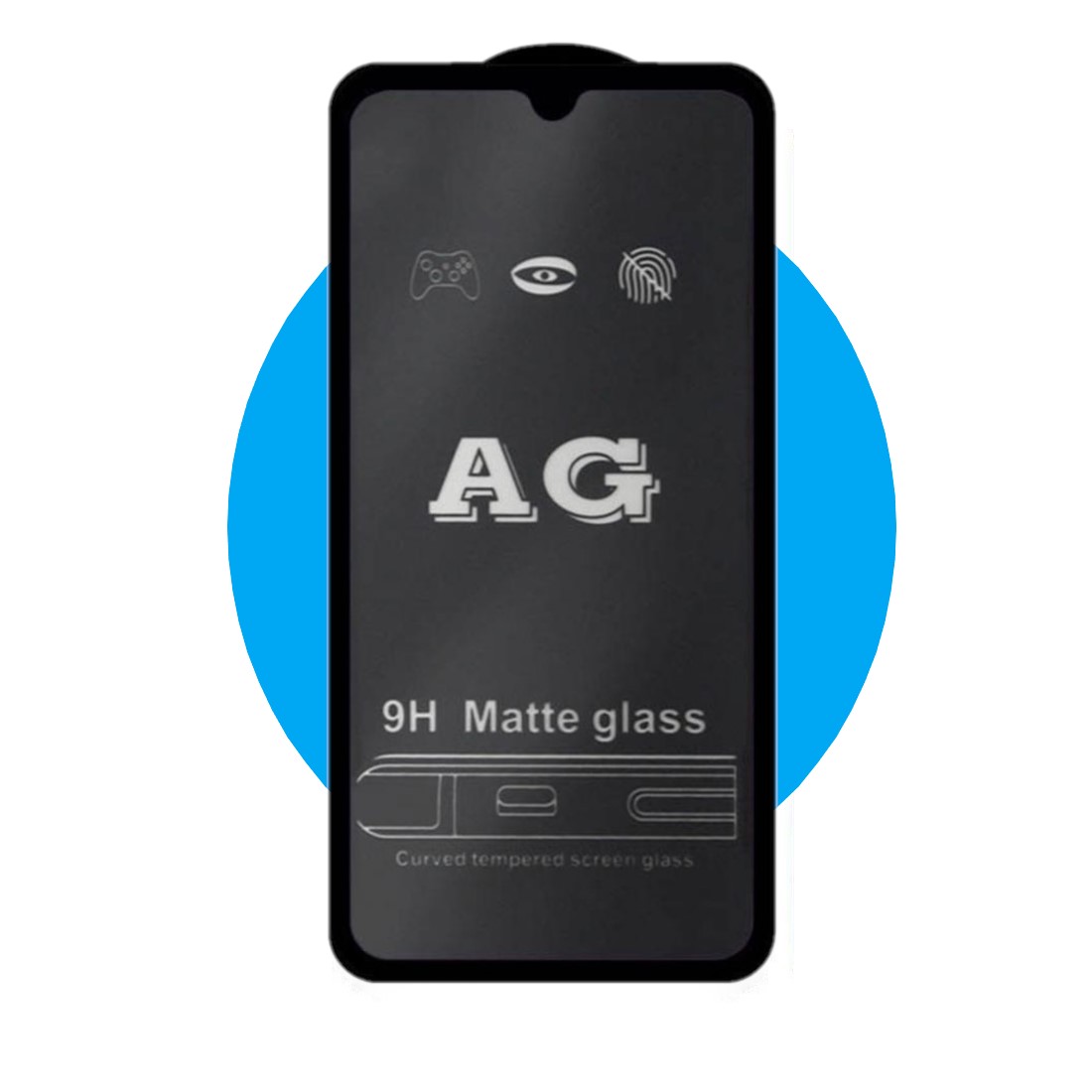 گلس مات شیشه ای مناسب برای گوشی Poco X4 pro 5G