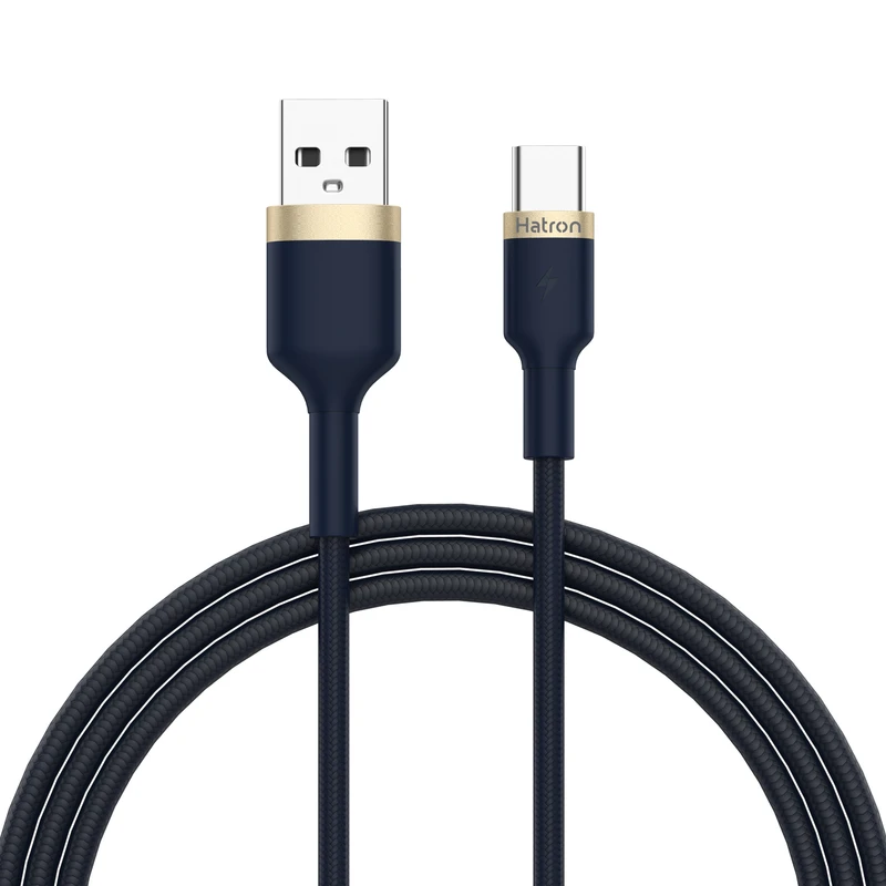کابل تبدیل USB به USB-C هترون مدل HC203B طول 1 متر