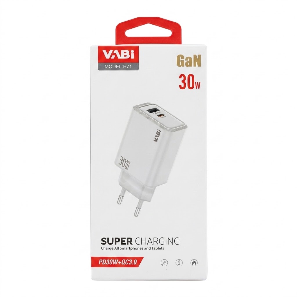 شارژر دیواری GaN ۳۰ وات Vabi  H71
