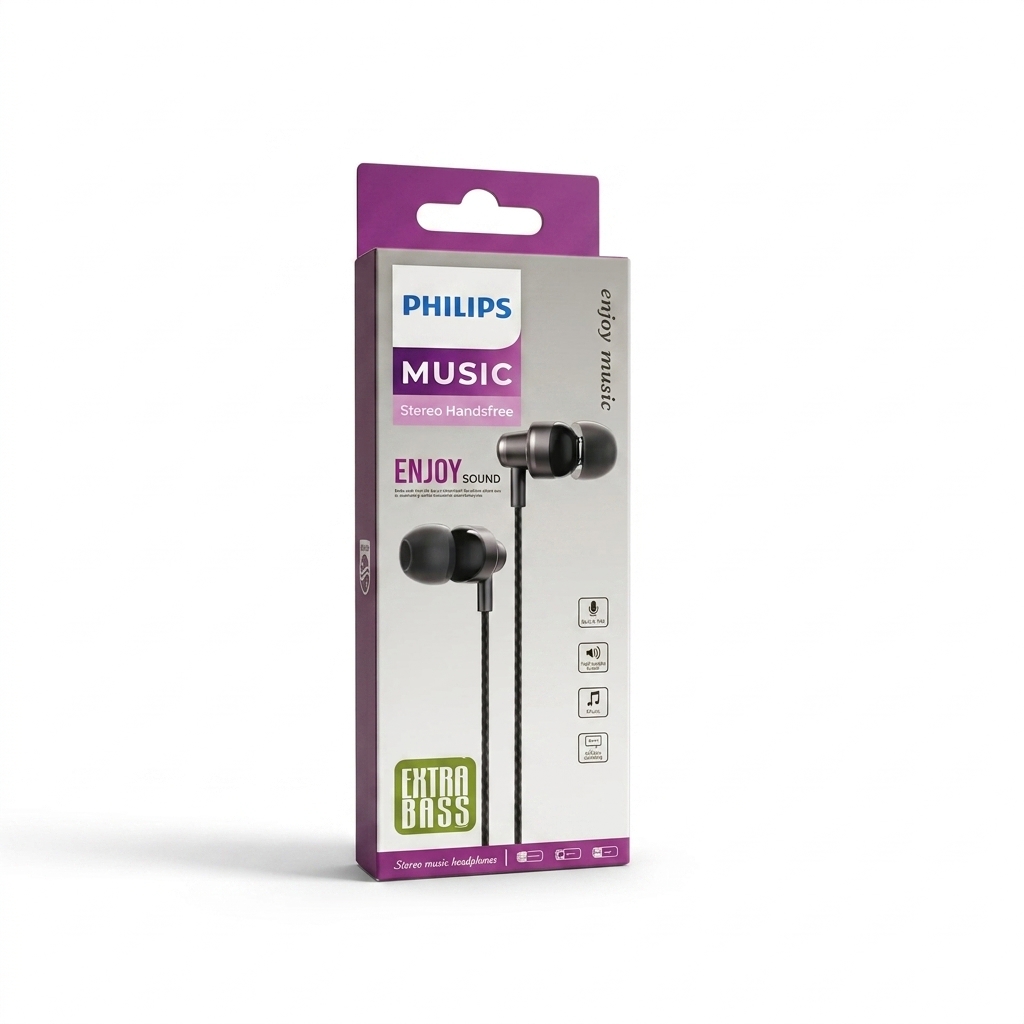 هدفون فیلیپس Extra Bass مدل Stereo Handsfree