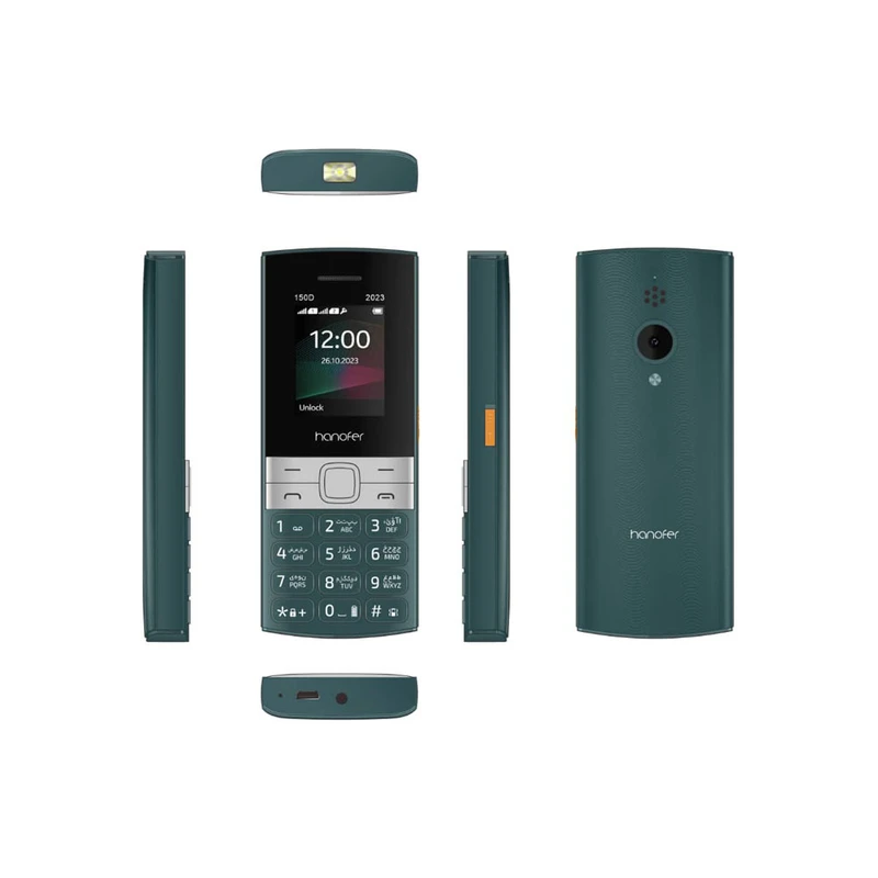 گوشی موبایل هانوفر مدل 150D (2023) ظرفیت 32 مگابایت و رم 32 مگابایت