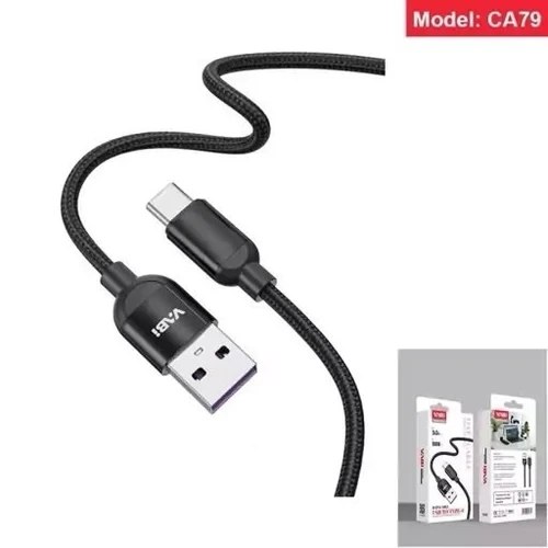کابل شارژ و دیتا Type-C فست کنفی Vabi CA79
