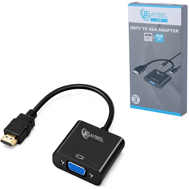تبدیل HDMI به VGA بایبل C28 