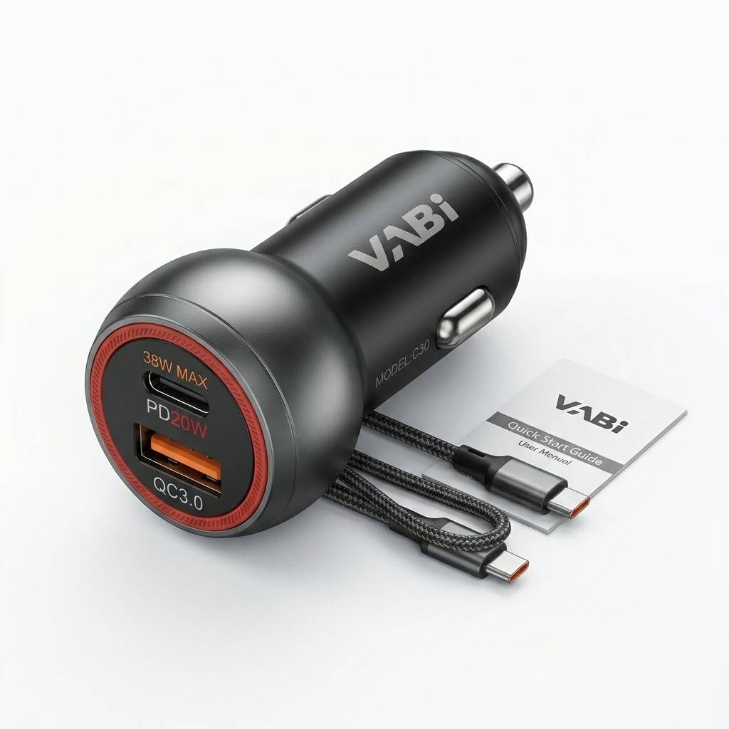 شارژر فندکی وابی VABI C30