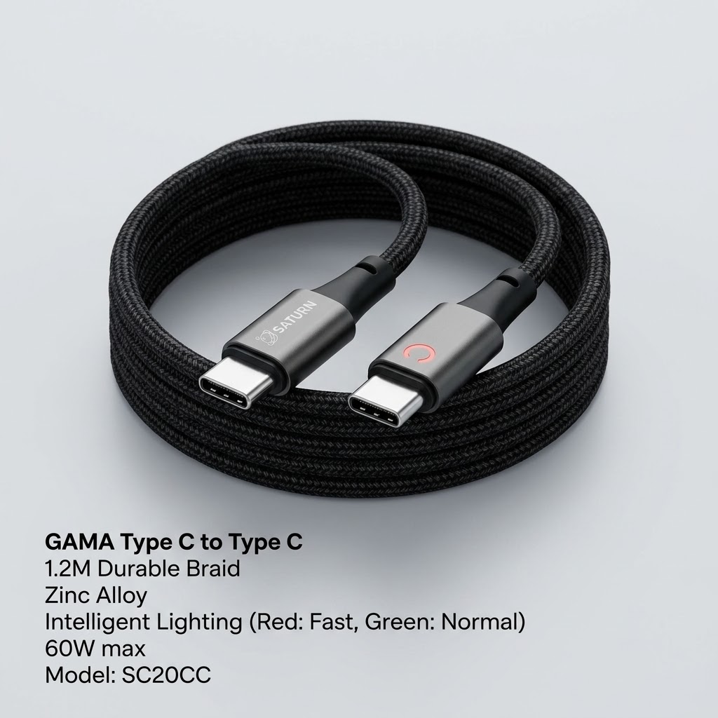 کابل هوشمند SATURN GAMA SC20 120CM