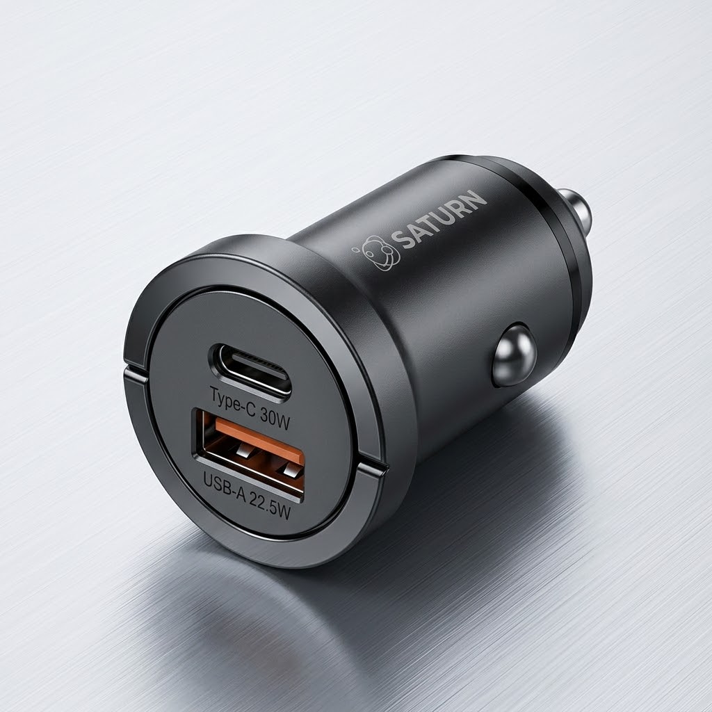 شارژر فندکی SATURN FIRE DROP SCC04 52.5W