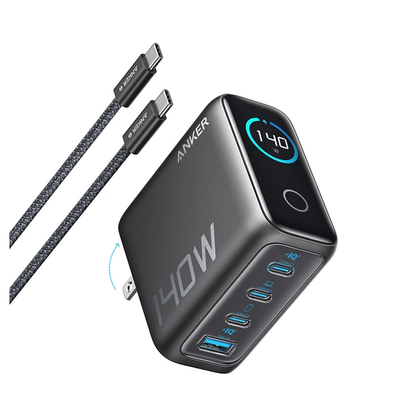 شارژر 140 واتی انکر Anker Zolo 140W GaN 4 Port مدل B2697