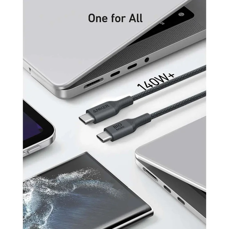 کابل USB-C انکر مدل A80F5H11 طول 0.9 متر