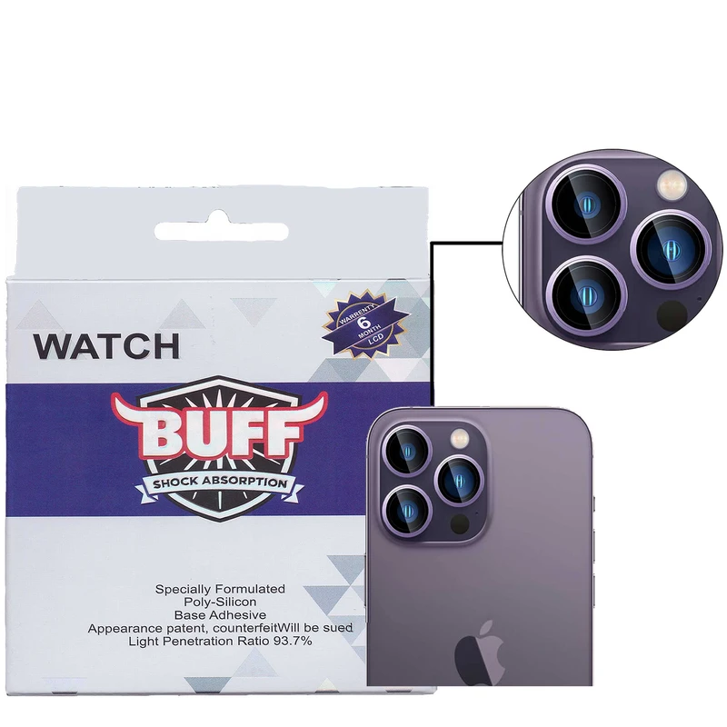 محافظ لنز دوربین BUFF مدل IPHONE 15 PRO MAX