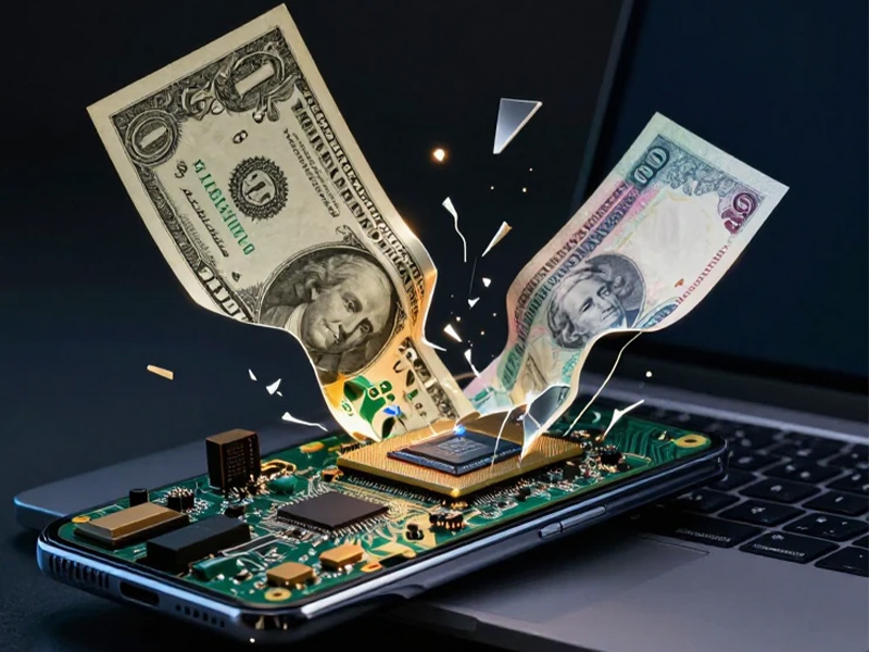 دلار دوباره بازار موبایل و لپ‌تاپ را لرزاند