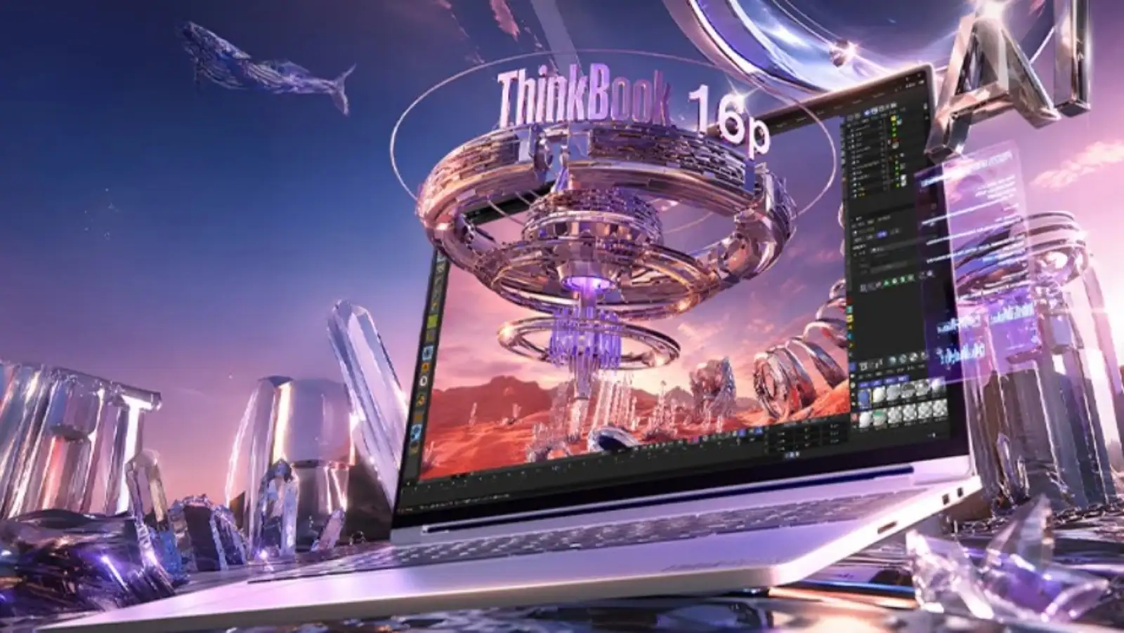 لنوو ThinkBook 16p با RTX 5060 و Core Ultra 7 معرفی شد | مشخصات و قیمت