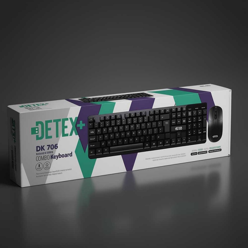 کیبورد و ماوس بیسیم دیتکس مدل DK-706