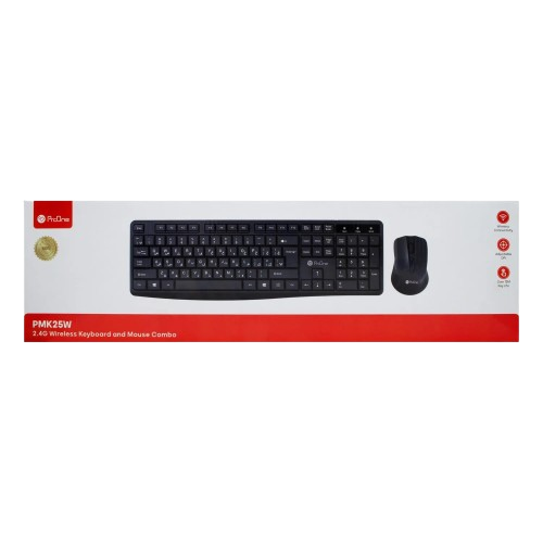 موس و کیبورد بی سیم پرووان مدل PMK25W