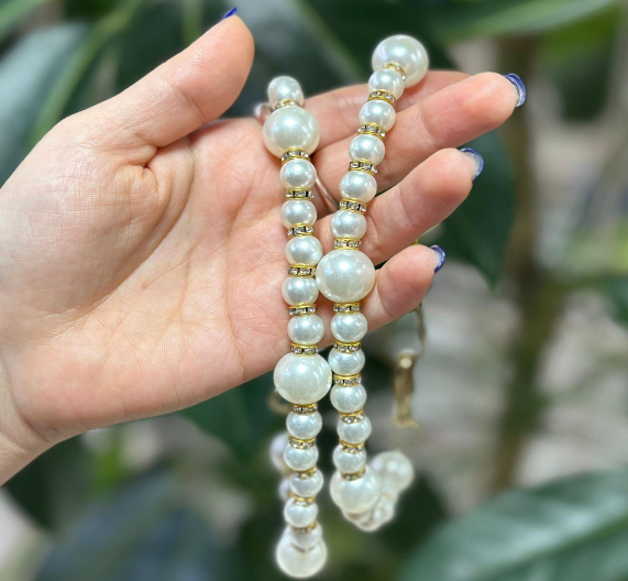 بند آویز مچی مرواریدی