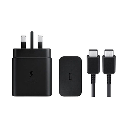 شارژر سامسونگ ۴۵W PD Adapter USB-C باکابل دوسر تایپ سی (BUFF)