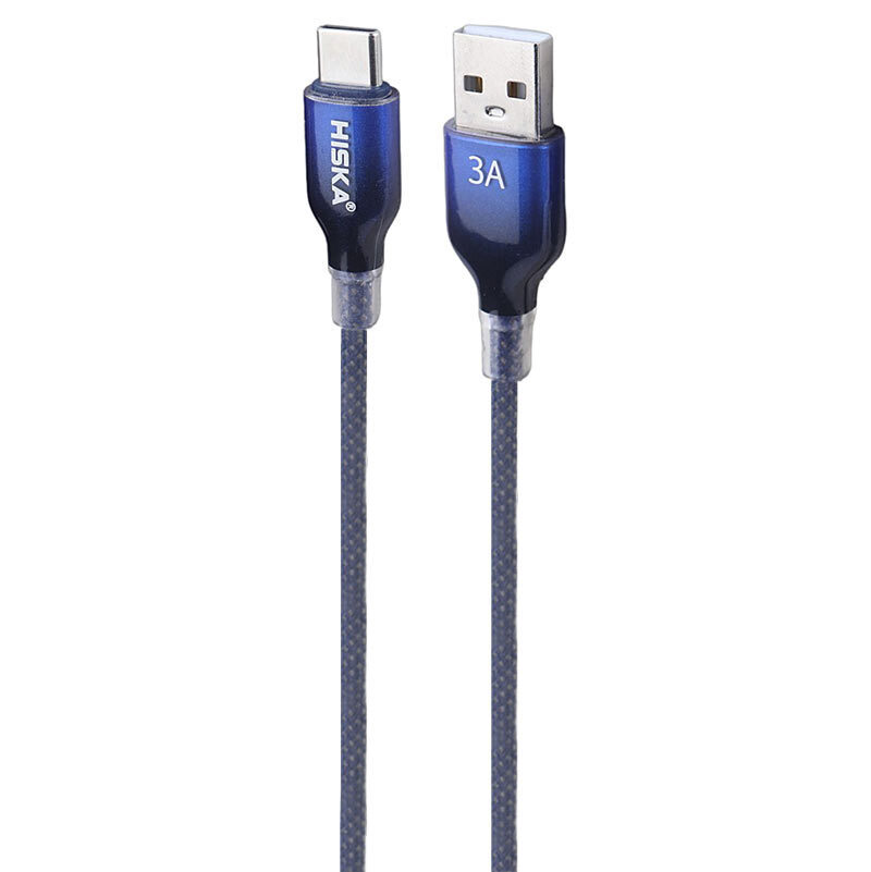 کابل تایپ سی فست شارژ 3 آمپر هیسکا LX-911AC