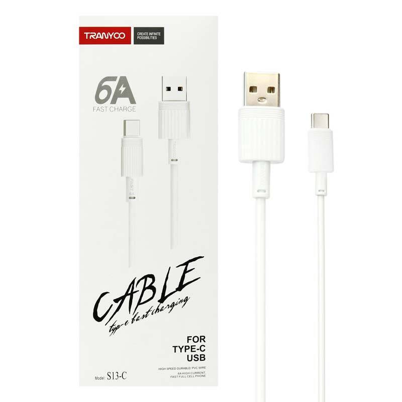 کابل شارژر Type-C به USB ترانیو مدل S13-TC