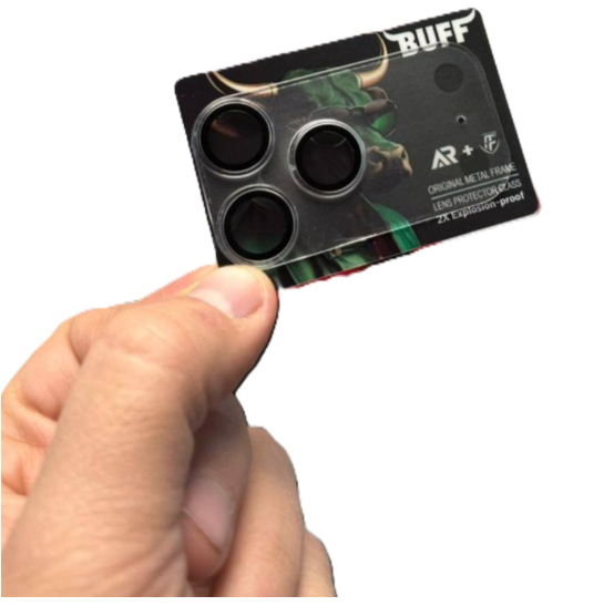 محافظ لنز دوربین OPTIC CLEAR BUFF مدل IP17 PRO MAX