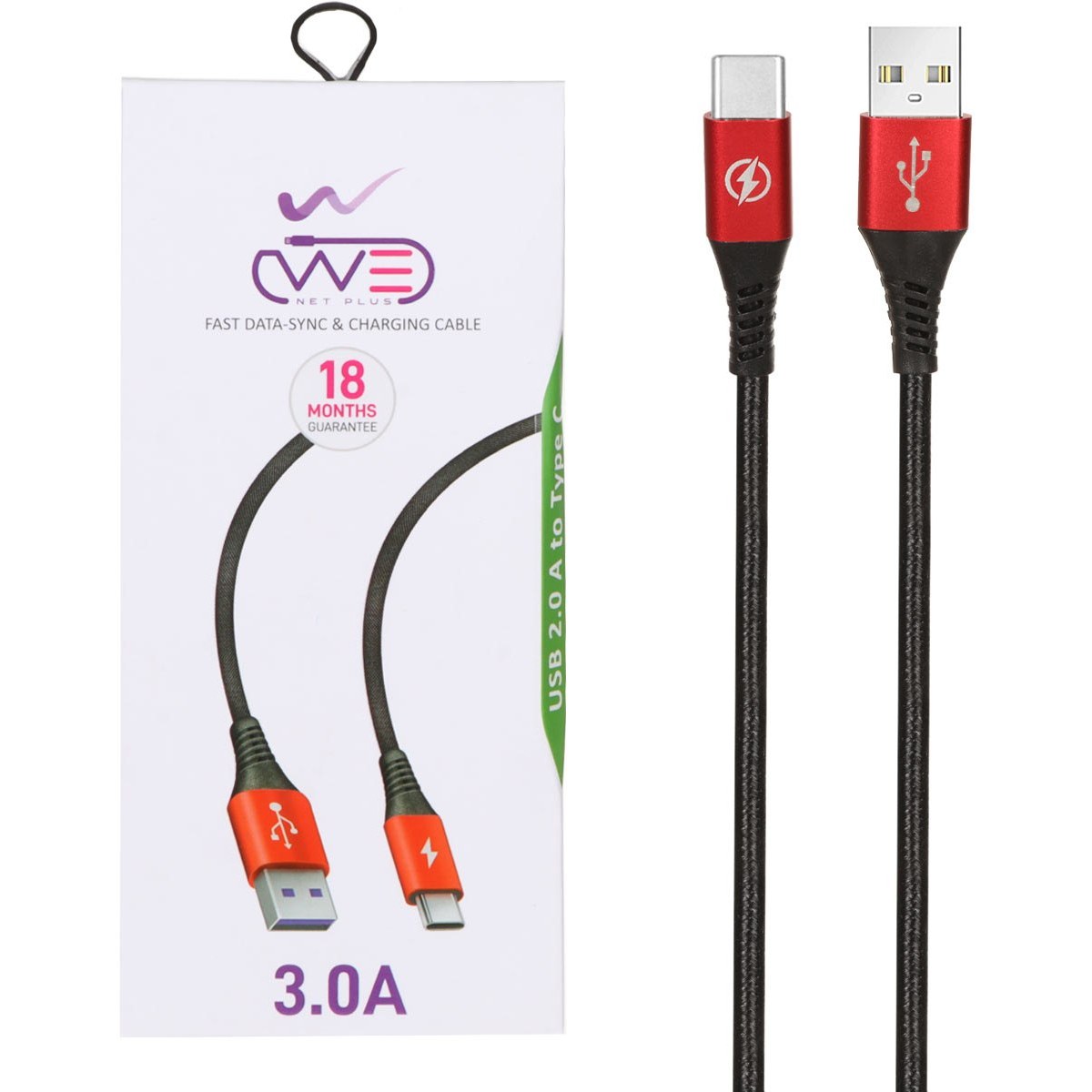 کابل شارژ USB به تایپ سی ای تی لینک مدل ETW003